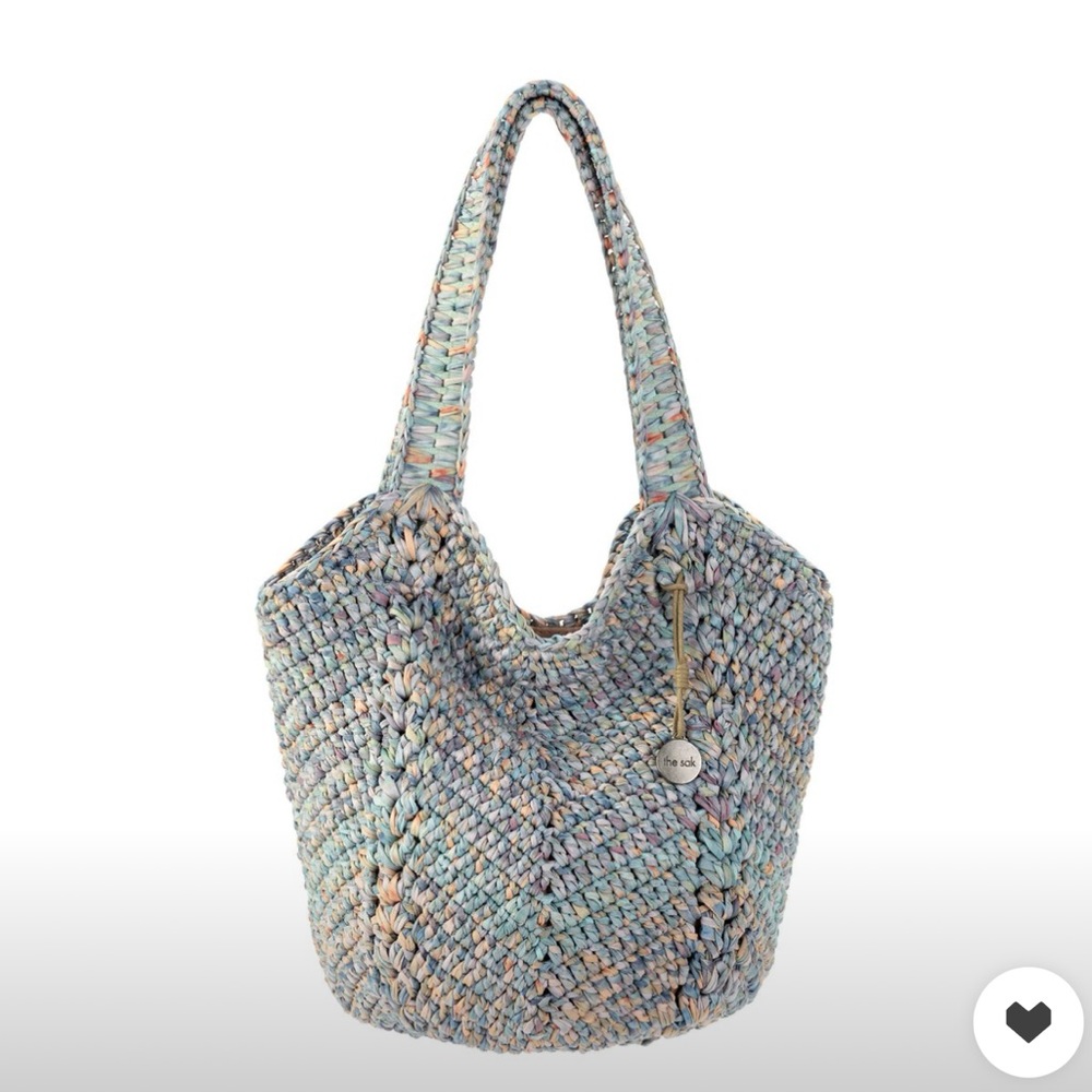The Sak Gaia Top Handle Tote - Blue and Tan